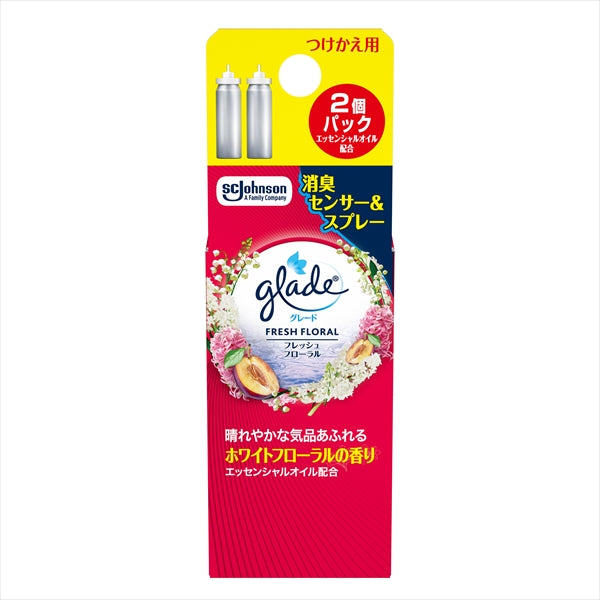 グレード　消臭センサー＆スプレー　フレッシュフローラル　つけかえ用２個パック【芳香剤・部屋用】