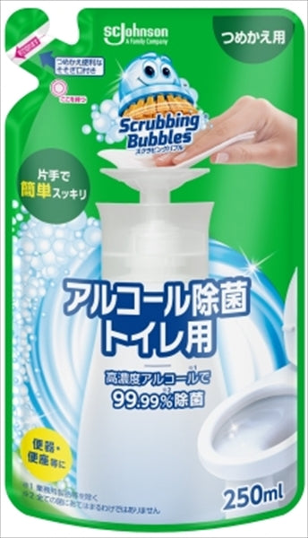 スクラビングバブル　アルコール除菌トイレ用　つめかえ用  【 住居洗剤・トイレ用 】
