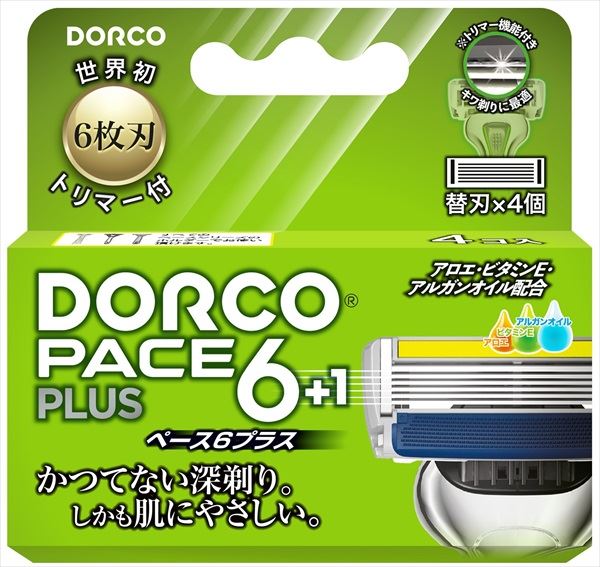 ドルコＰＡＣＥＰｌｕｓ替刃４個 【 ドルコ 】 【 男性用カミソリ 】