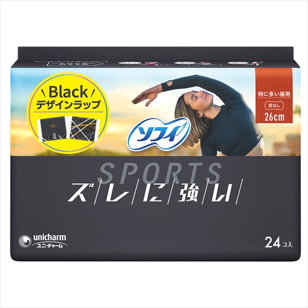 ソフィSPORTS260羽なし24枚 【 ユニ・チャーム（ユニチャーム） 】 【 生理用品 】