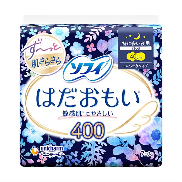 ソフィはだおもい特に多い夜用４００ ７枚【 ユニ・チャーム 】