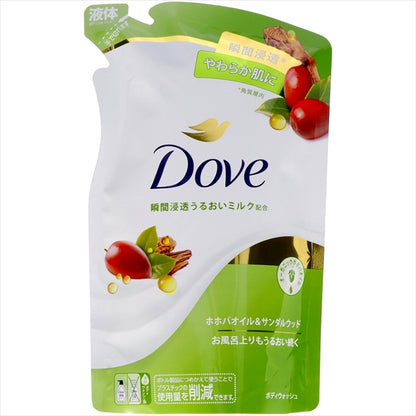 ダヴ　ボディウォッシュ　ホホバオイル＆サンダルウッド　つめかえ用