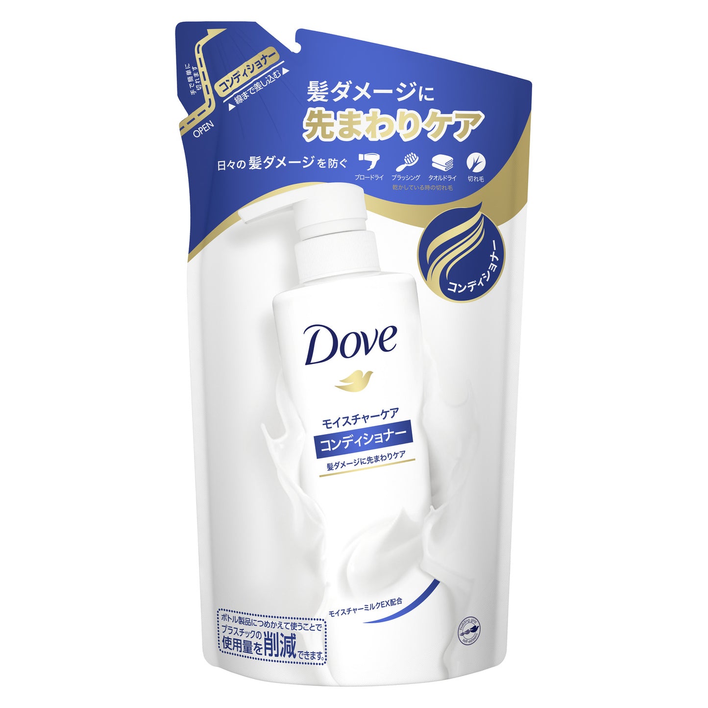 ダヴ モイスチヤーケア コンデイシヨナー 詰替用 ３５０Ｇ 【コンディショナー・リンス】