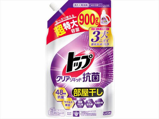 トップ　クリアリキッド　抗菌　つめかえ用　超特大 【 ライオン 】 【 衣料用洗剤 】