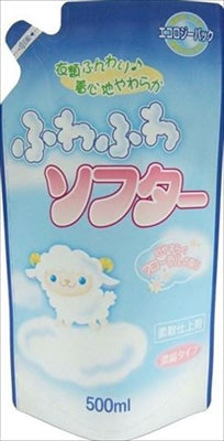 濃縮ふわふわソフターエコパック 【 ロケット石鹸 】 【 柔軟剤 】