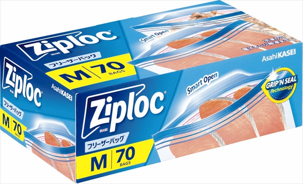 ジップロック　フリーザーバッグＭ７０枚入 【 旭化成ホームプロダクツ 】 【 保存容器 】