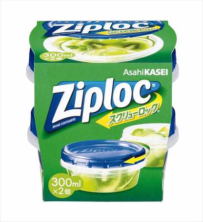 ジップロック　スクリューロック　(300ml) 【 旭化成ホームプロダクツ 】 【 保存容器 】