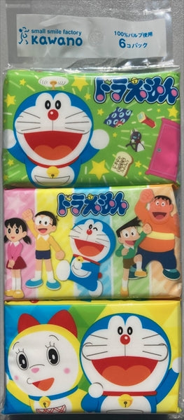 ドラえもんミニポケット６Ｐ 【 河野製紙 】 【 ティッシュ 】