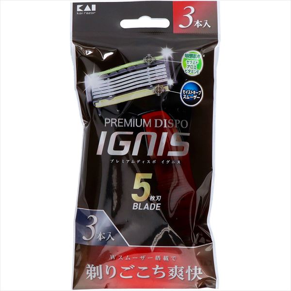 ＰＲＥＭＩＵＭ　ＤＩＳＰＯ　ＩＧＮＩＳ 【 貝印 】 【 男性用カミソリ 】