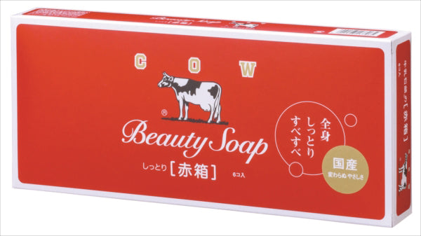 カウブランド　赤箱　６コ入 【 牛乳石鹸共進社 】 【 石鹸 】
