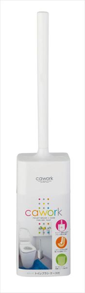カワークトイレブラシ・ケース付　ホワイト 【 小久保工業所 】 【 掃除用品 】