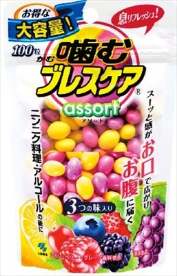 噛むブレスケア　パウチ　アソート 【 小林製薬 】 【 マウスウォッシュ 】
