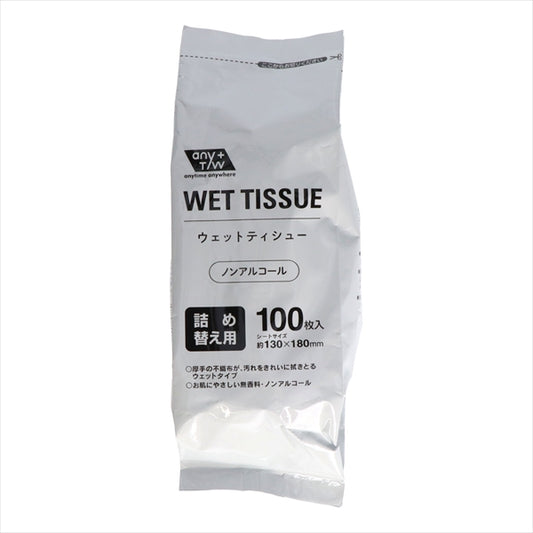 GELノンアルコールボトル詰替１００枚 【 昭和紙工 】 【 ウェットティッシュ 】