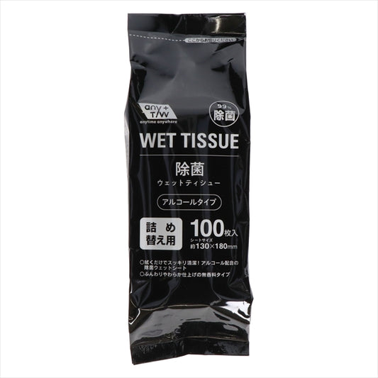 GEL除菌ボトル詰替１００枚 【 昭和紙工 】 【 ウェットティッシュ 】