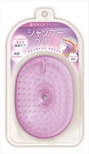 超やわらかフィットシャンプーブラシパープル 【 松本金型 】 【 ブラシ 】