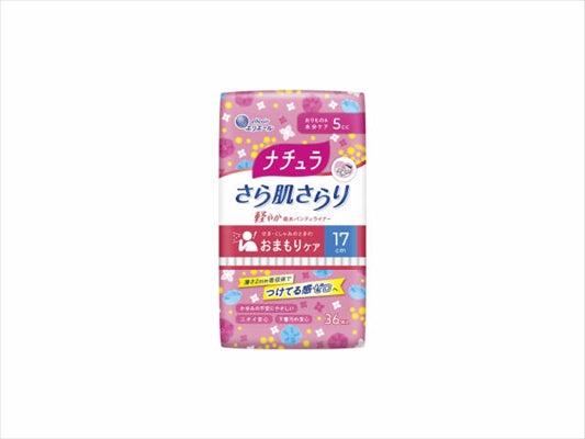ナチュラさら肌さらり軽やか吸水パンティライナー１７ｃｍ５ｃｃ３６枚  【 生理用品 】