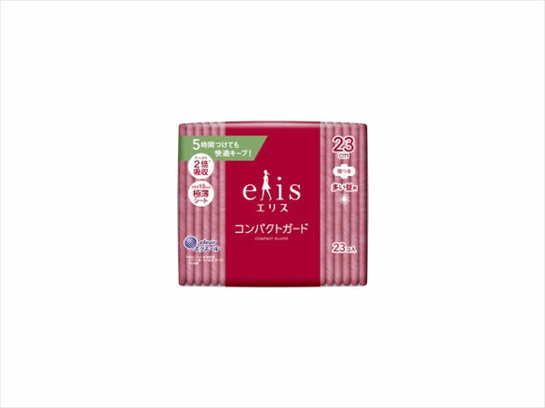 エリス　コンパクトガード　多い昼用　23cm　羽つき　２３枚入 【 大王製紙 】 【 生理用品 】