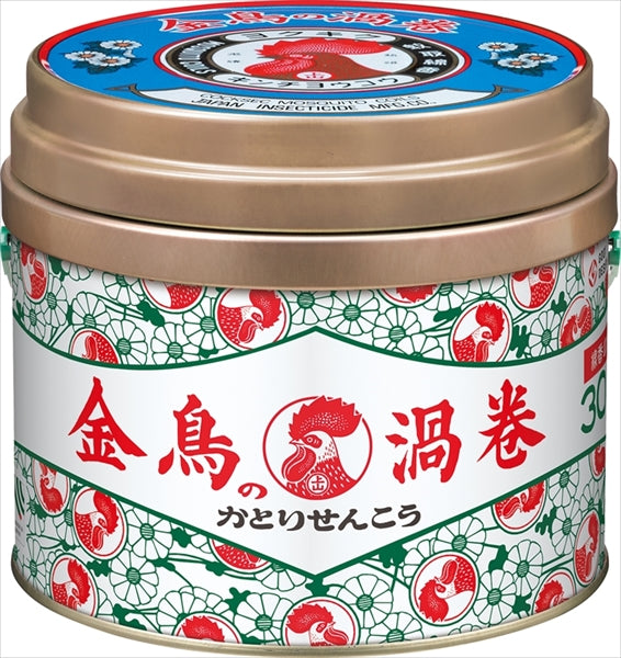 金鳥の渦巻Ｖ　３０巻（缶） 【 大日本除虫菊（金鳥） 】 【 殺虫剤・ハエ・蚊 】