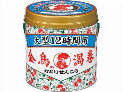 金鳥の渦巻　大型　１２時間用　４０巻　（缶） 【 大日本除虫菊（金鳥） 】 【 殺虫剤・ハエ・蚊 】