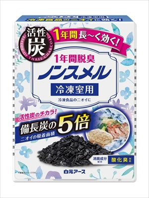 ノンスメル　冷凍室用置き型　１年間脱臭 【白元アース】 【芳香剤・冷蔵庫】