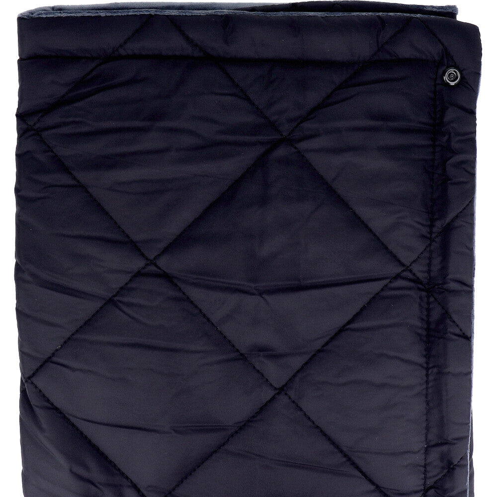 [2月26日まで特価]hokotto マイクロファイバー4WAYブランケット アルミ入 約80×125cm BK×スモーキーGY