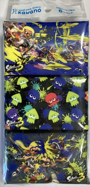 スプラトゥーン３ミニポケット６Ｐ 【 河野製紙 】 【 ティッシュ 】