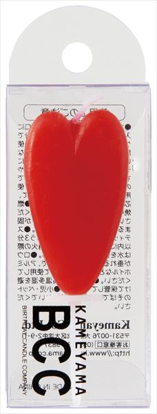 アルファベットキャンドルパステルハート 【 カメヤマ 】 【 ローソク 】