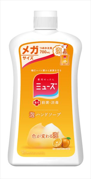泡ミューズ　フルーティフレッシュ　メガサイズ　詰替　７００ＭＬ 【レキットベンキーザー】