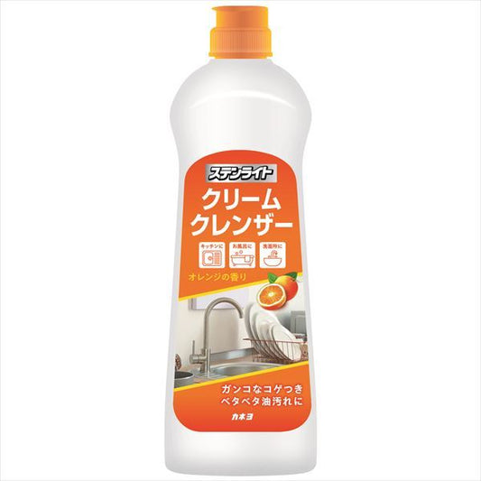 ステンライトクリームクレンザーオレンジの香り 【 カネヨ石鹸 】 【 クレンザー 】