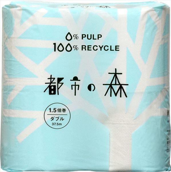 都市の森８ロールダブル 【 西日本衛材 】 【 トイレットペーパー 】