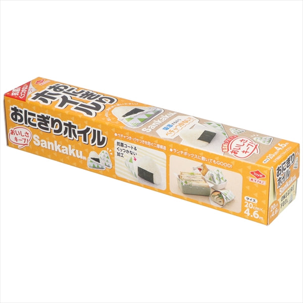 おにぎりホイル　ｓａｎｋａｋｕ柄　４．６Ｍ 【 東洋アルミ 】 【 お弁当用品 】