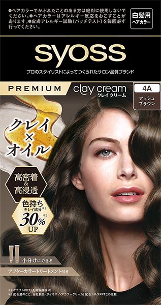 サイオス　クレイクリーム　ヘアカラー　４Ａ　アッシュブラウン 【ヘンケルジャパン】