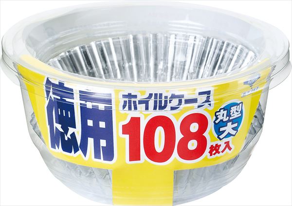 徳用ホイルケース丸型大１０８枚 【 東洋アルミ 】 【 お弁当用品 】