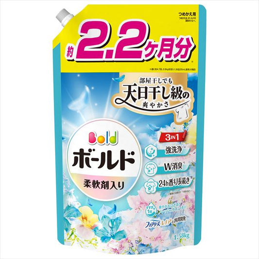 ボールドジェル爽やかフレッシュフラワーサボンの香りつめかえ用ウルトラジャンボサイズ 【Ｐ＆Ｇ】