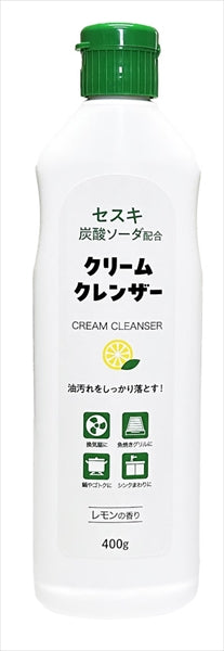 セスキ炭酸ソーダ配合クリームクレンザーホワイト 【 ミツエイ 】 【 クレンザー 】