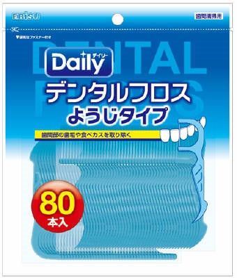 デンタルフロス・ようじタイプＮ８０本入 【 エビス 】 【 フロス・歯間ブラシ 】