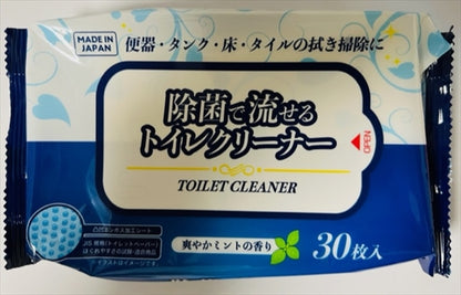 流せる除菌ミントのトイレクリーナー３０枚．．．． 【 ペーパーテック 】 【 住居洗剤・トイレ用 】