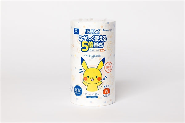 モンポケ超ロングパルプ５倍巻き２ＲＷ 【 丸富製紙 】 【 トイレットペーパー 】