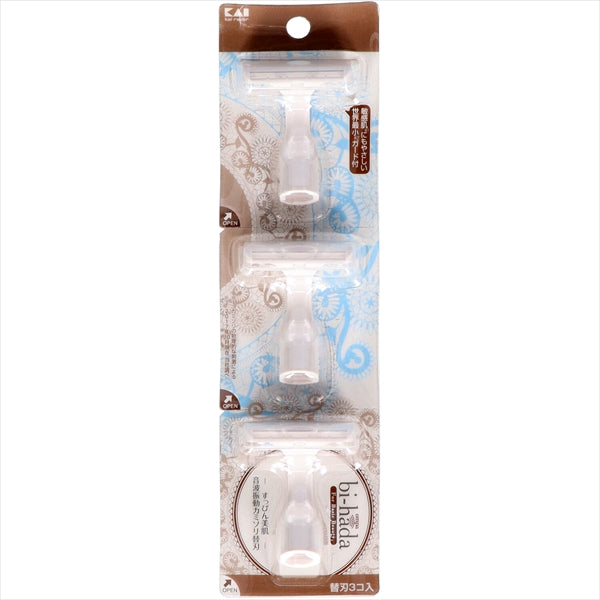 ｂｉーｈａｄａ　ｏｍｐａ（ビハダオンパ）　　Ｔ　替刃３個入 【 貝印 】 【 女性用カミソリ 】
