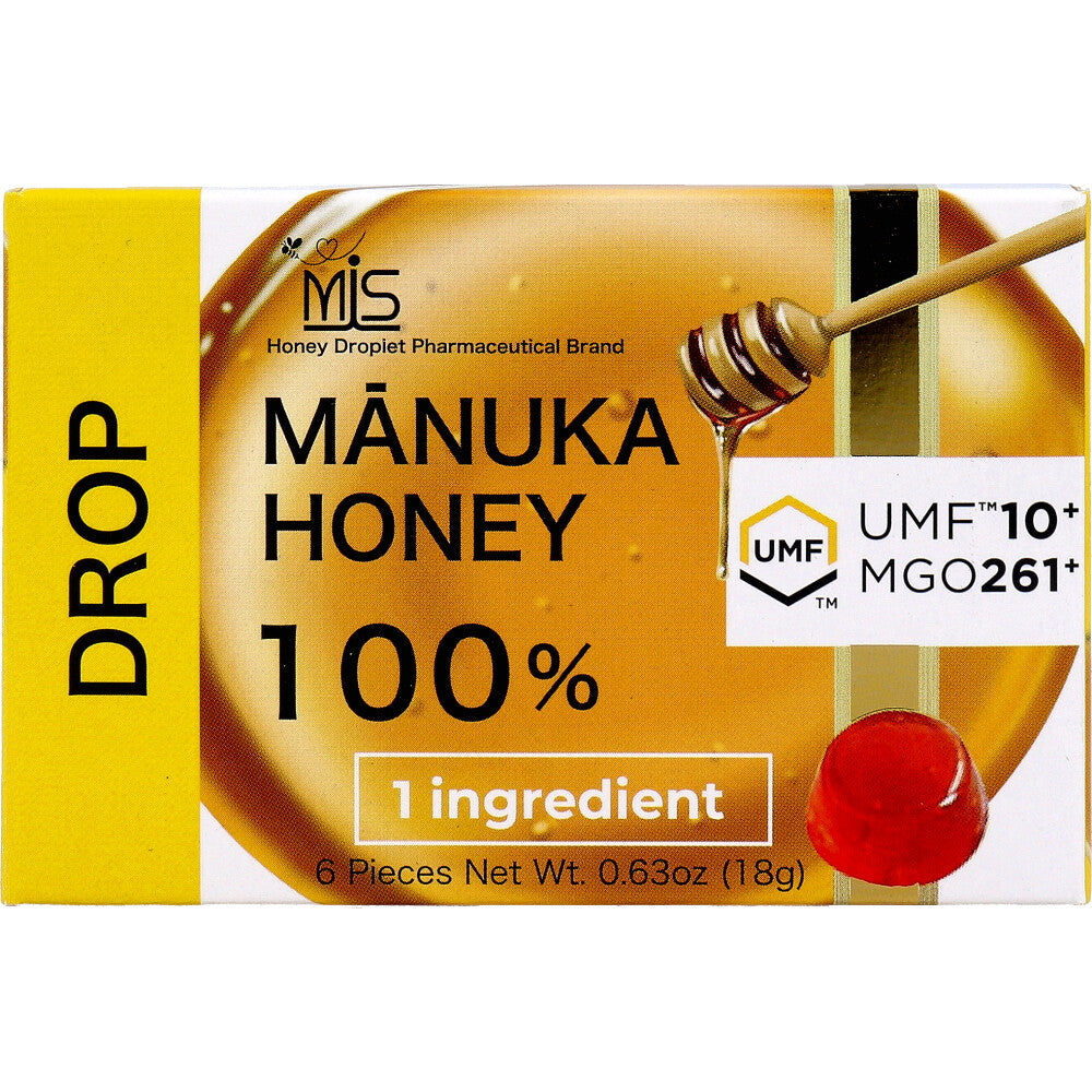 ※MIS マヌカハニードロップ UMF10+ 6粒入