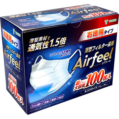 エアフィール マスク ふつうサイズ 100枚入