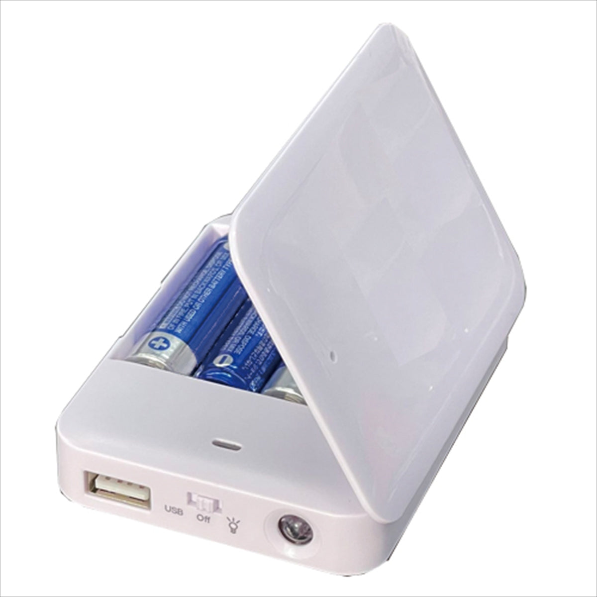 乾電池式モバイルバッテリー（ライト付） PL-198