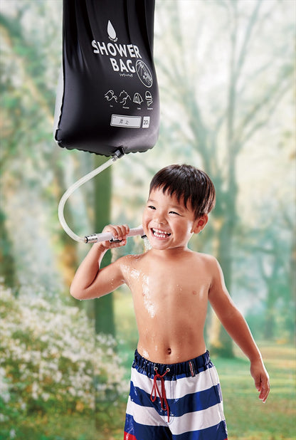 小さく保存！ストッパー付シャワーバッグ 90172