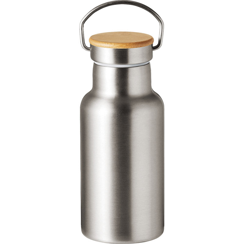 ウッドキャップ・ステンレスボトル ３５０ｍＬ シルバー 0062-01