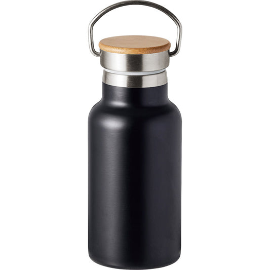 ウッドキャップ・ステンレスボトル ３５０ｍＬ マットブラック 0062-03
