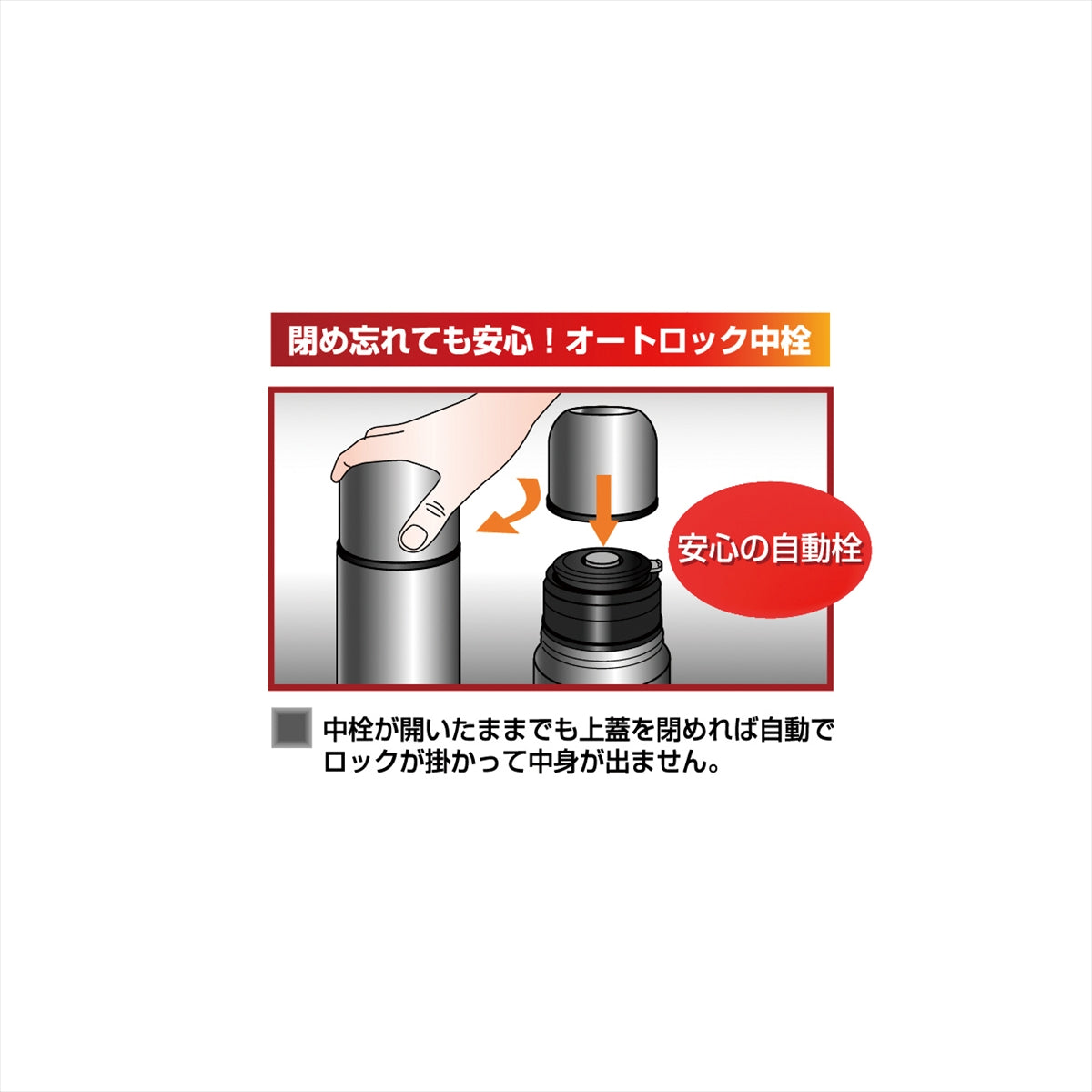 ネクスト 真空二重断熱構造ステンレスボトル５００ｍＬ レッド F-2601
