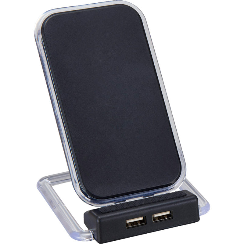２ＵＳＢポート付ワイヤレス充電器 アスタブ 6169-23