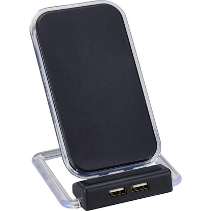 ２ＵＳＢポート付ワイヤレス充電器 アスタブ 6169-23