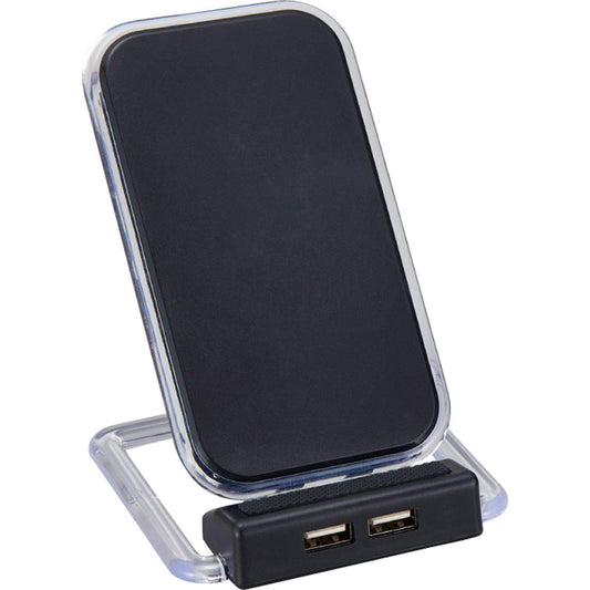 ２ＵＳＢポート付ワイヤレス充電器 アスタブ 6169-23