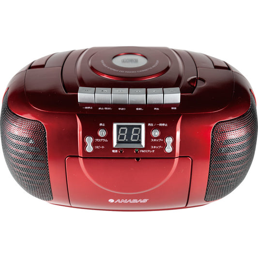 アナバス ＣＤラジオカセットレコーダー CD-CB5(R)